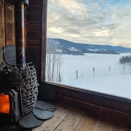The Blue At Vevstogo - Cosy Bedroom With A Mesmerizing View, Sauna And Eco Living In An Old School House