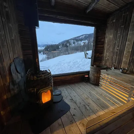The Blue At Vevstogo - Cosy With A Mesmerizing View, Sauna And Eco Living In An Old School House Apartment *