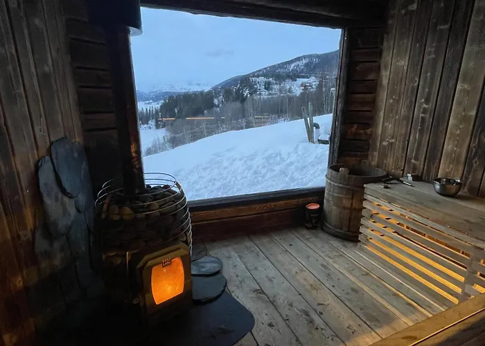 The Blue At Vevstogo - Cosy With A Mesmerizing View, Sauna And Eco Living In An Old School House شقة *